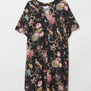 GP&J Baker H&M Bird Floral Patterned Dress